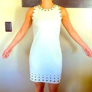Michael Kors Studded White Dress Size M